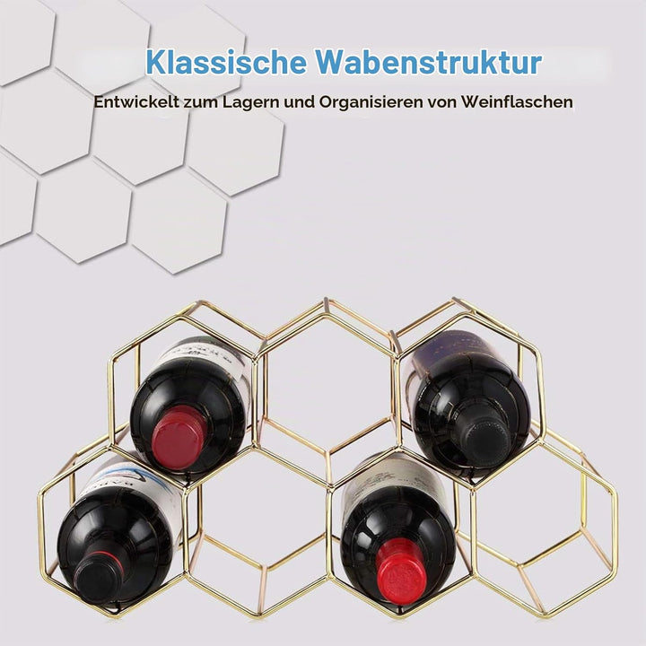 Weinregal Metall Freistehender, Freistehender Weinflaschenhalte, Tisch Weinregal, Arbeitsplatte Wein