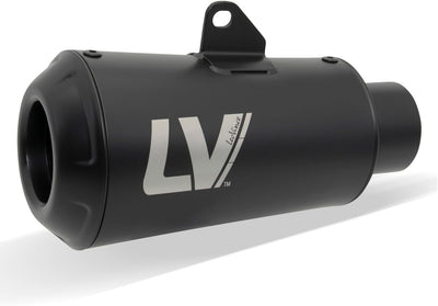 Endschalldämpfer LeoVince SLIP-ON SBK LV-10 FULL BLACK, Edelstahl schwarz, mit Zulassung für Kawasak