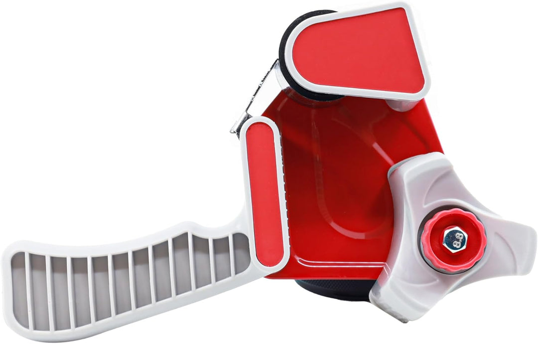 Paketbandabroller | Handabroller für Packbänder bis 50mm Breite | Klebebandabroller für Paketklebeba