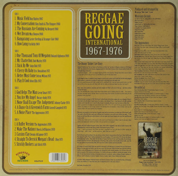 Reggae Going International 1967-1976, Vinyl