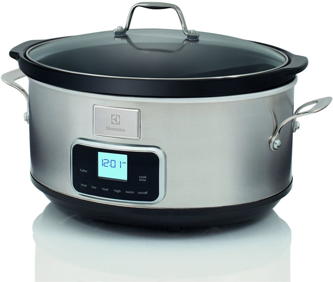 Electrolux ESC7400 Slow Cooker - Slow Cooker aus Edelstahl mit 6 vordefinierten Programmen, 235 W, 6