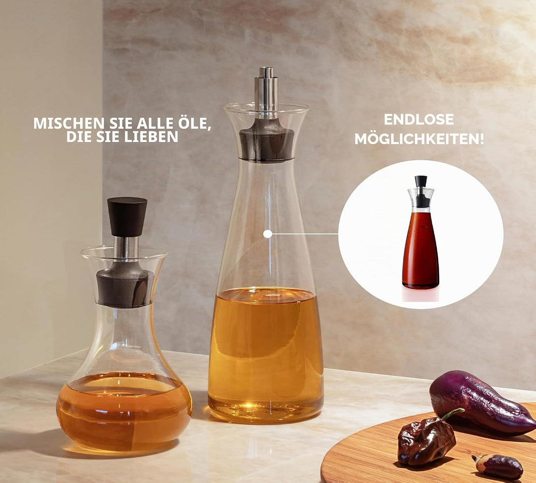 Eva Solo | Set Oilcarafe & Dressingshaker | Drip-Free – no Oil or Dressing on The Table |