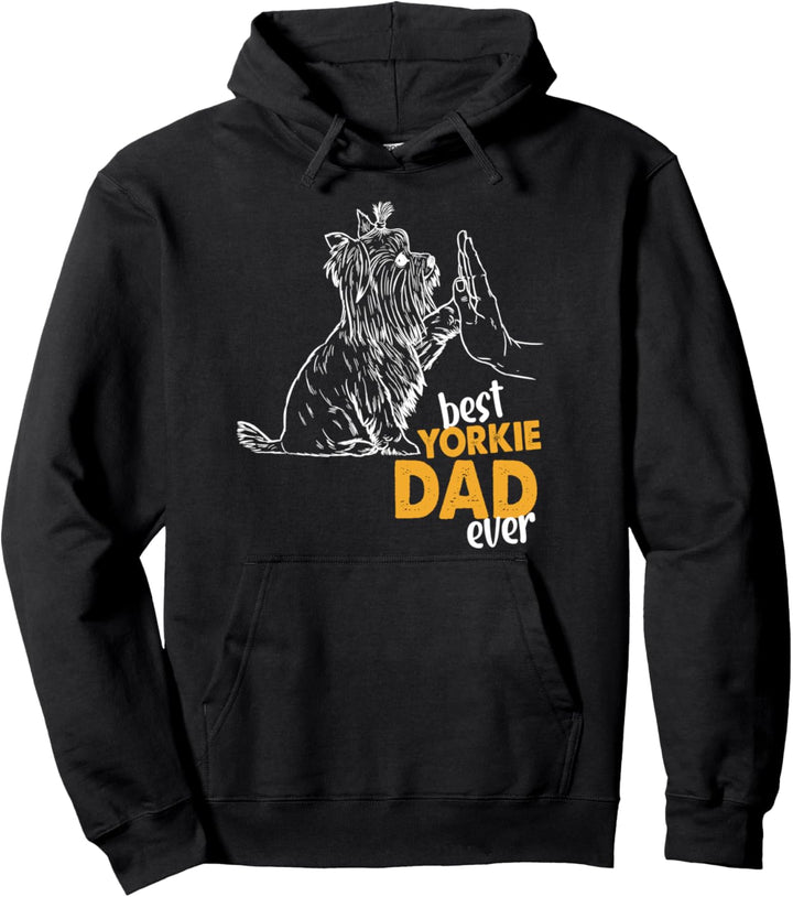 Best Yorkie Dad Ever Yorkshire Pulli Yorkshire Papa Pullover Hoodie