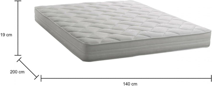 Talamo Italia - Doppelmatratze Sandra, Herausnehmbare Matratze aus Waterfoam, 100% Made in Italy, An