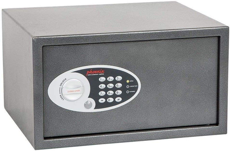 Phoenix SS0803E Vela Home & Office Safe Möbeltresor Kompaktsafe mit Elektronikschloss, HxBxT: 25,0 x