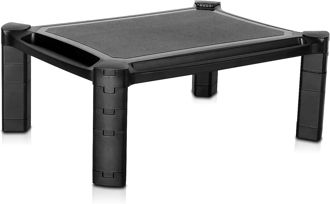 V7 DT1HARS-1E Höhenverstellbarer Bildschirmständer (bis 10kg, Kabelführung, seitliche Ablagen) Bilds