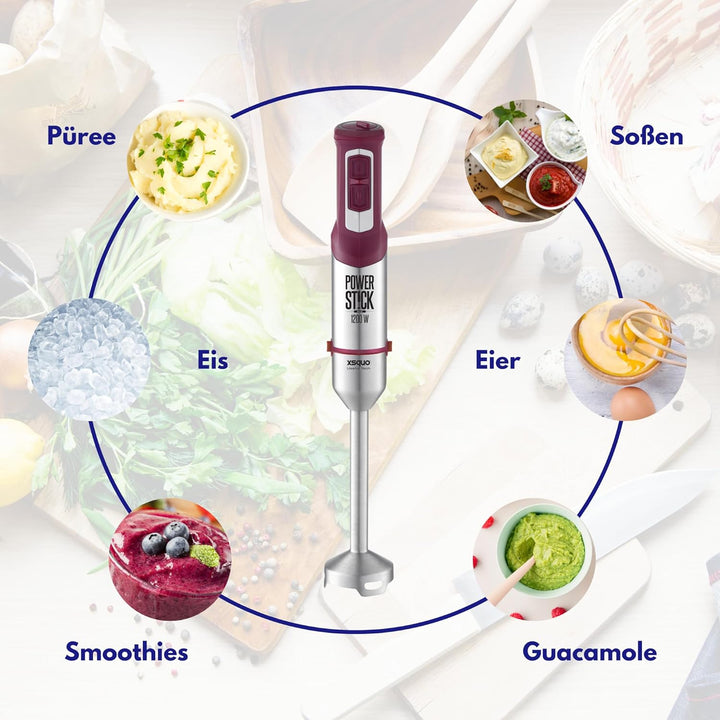 Nuevo Handmixer mit maximaler Leistung 1200 W. Batimatic Power Stick Plus von XSQUO Useful Tech… (PA