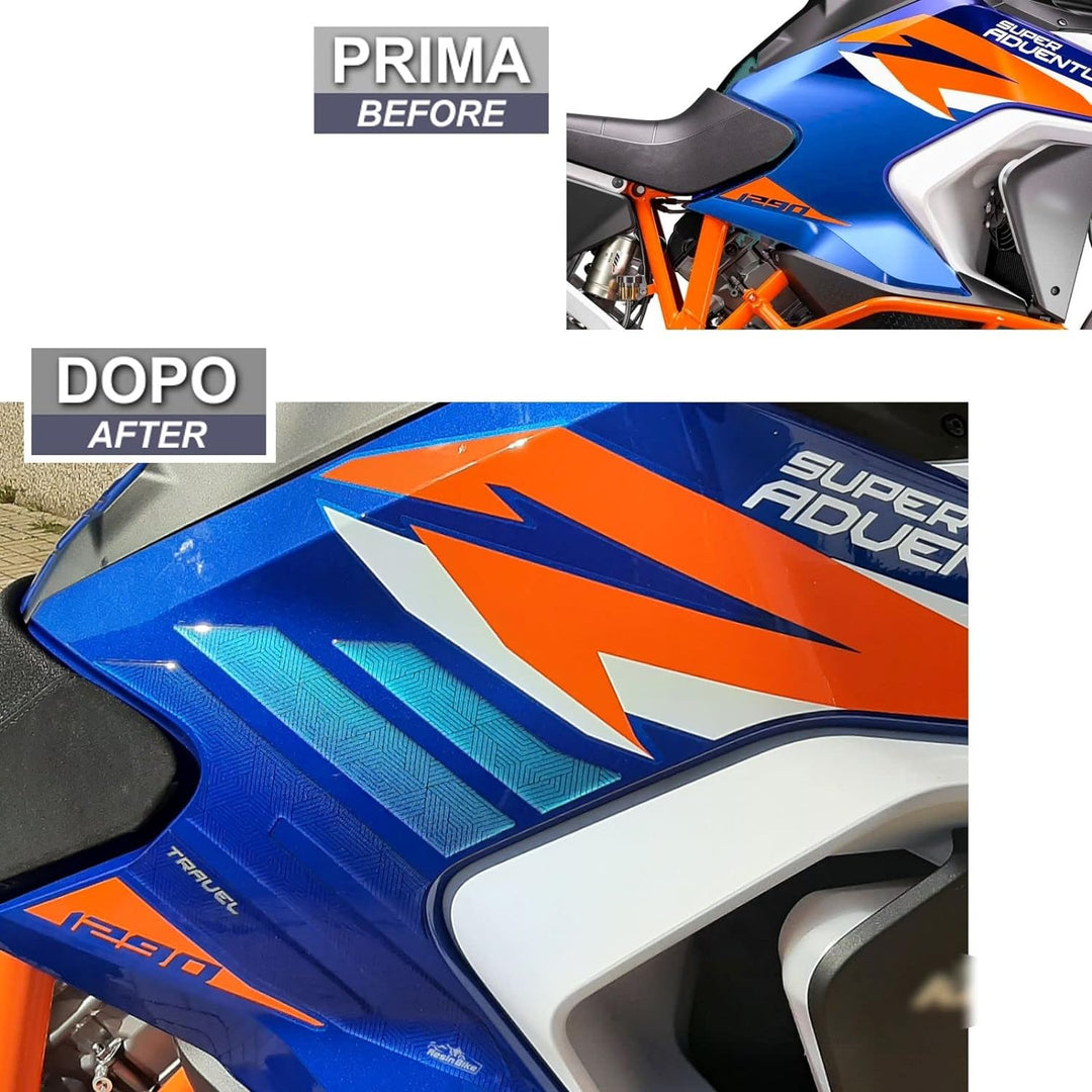 Aufkleber für Kompatibel mit KTM 1290 Super Adventure R 2021 Tank Side