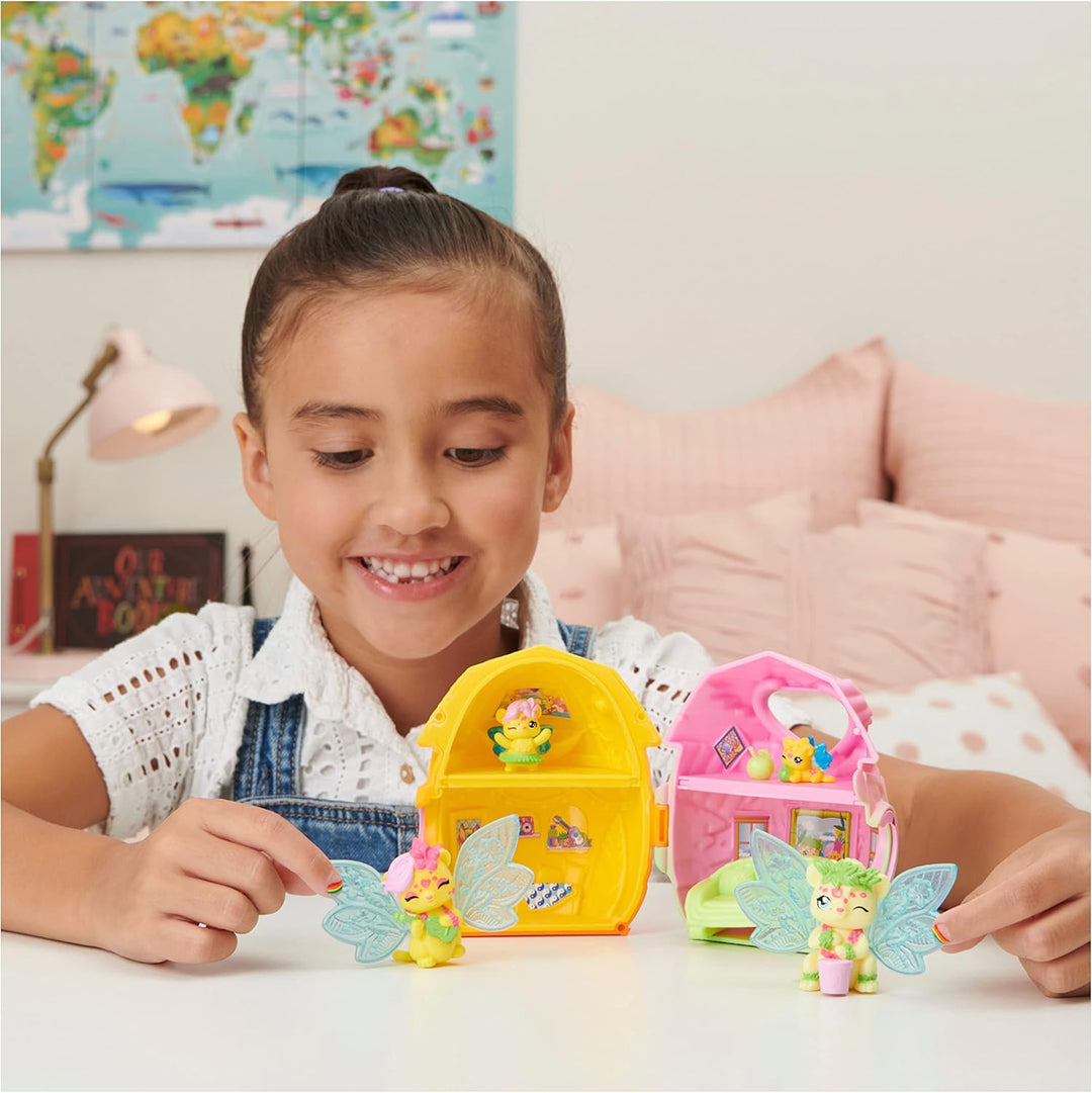 Hatchimals Rainbowcation Mini-Family Pack, Spielset mit 3 CollEGGtibles-Figuren und bis zu 3 Überras