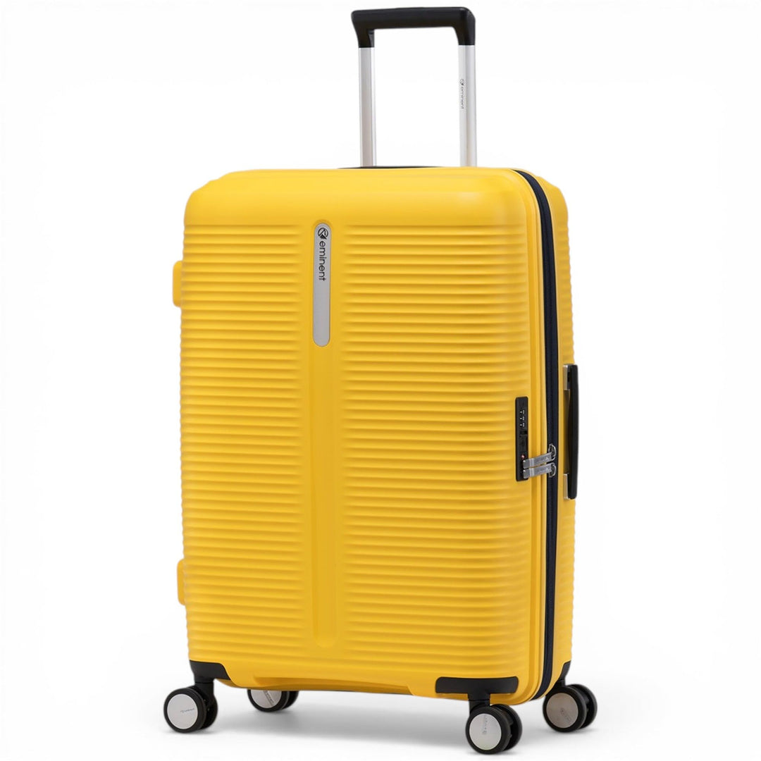Eminent Finno Koffer Mittelgross 66x46x26 cm, Erweiterbar, Hartschalenkoffer, 4 Rollen, Leicht, TSA