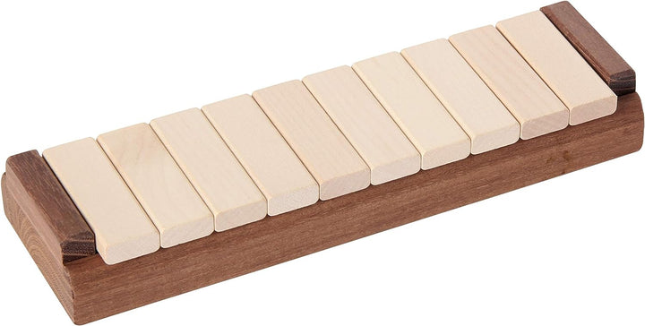 Bartl 100853 Klappenspiel, Shut The Box, Würfelspiel, hochwertige Ausführung aus Akazien- und Ahornh