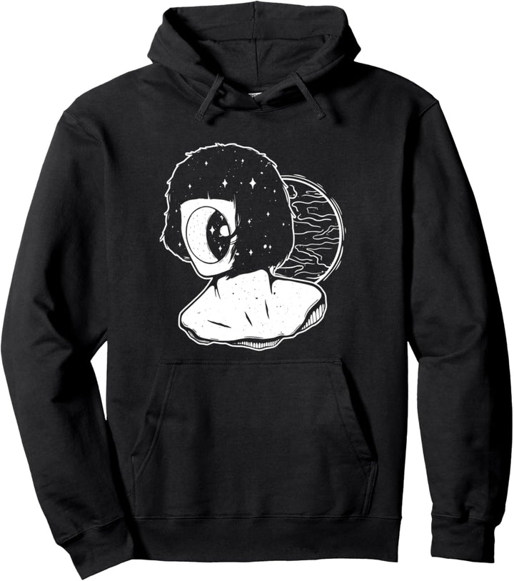 Surreal Aesthetic Girl Soft Grunge Clothing Teen Girls Women Pullover Hoodie
