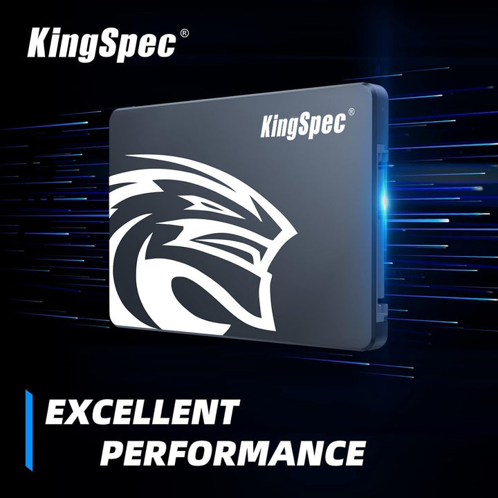 KingSpec 256GB 2.5" SATA Festplatte Intern SSD SATA 3 interne SSD 3D NAND Flash, 2.5 Zoll kompatibel