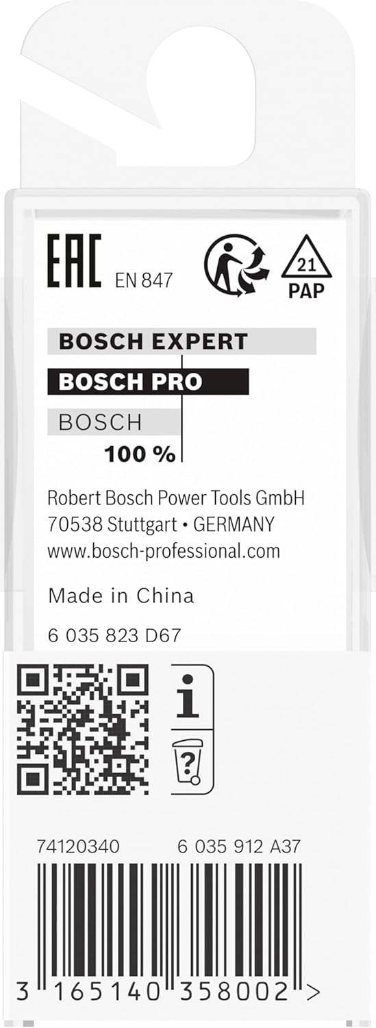 Bosch Professional Abrundfräser Standard for Wood (für Holz, Radius 4 mm, Arbeitslänge 12,7 mm, Zube