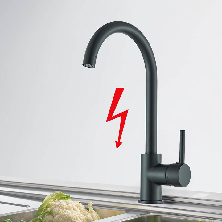 Niederdruck Armatur Küche Schwarz Hevenaov Küchenarmatur Niederdruck 360 ° Drehbare Edelstahl Nieder