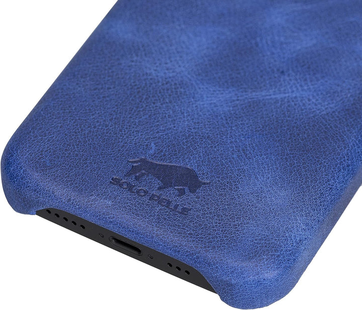 Solo Pelle Lederhülle für das iPhone 13 in 6.1 Zoll Princeton Case Leder Hülle Ledertasche Backcover