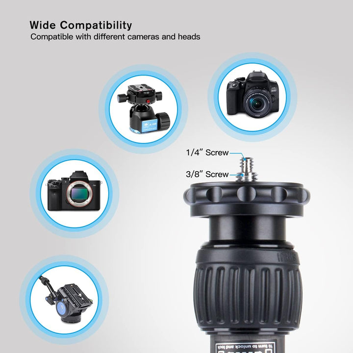 SIRUI SL-200 Carbon mittelsäule 20cm für SIRUI AM2-Serie 20cm Mittelsäule Single, 20cm Mittelsäule S