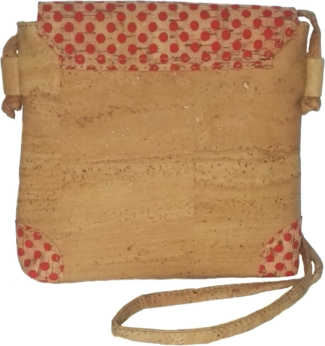 Umhängetasche, handgefertigt. Vegan. Aus Kork. Modell "Carmen“.