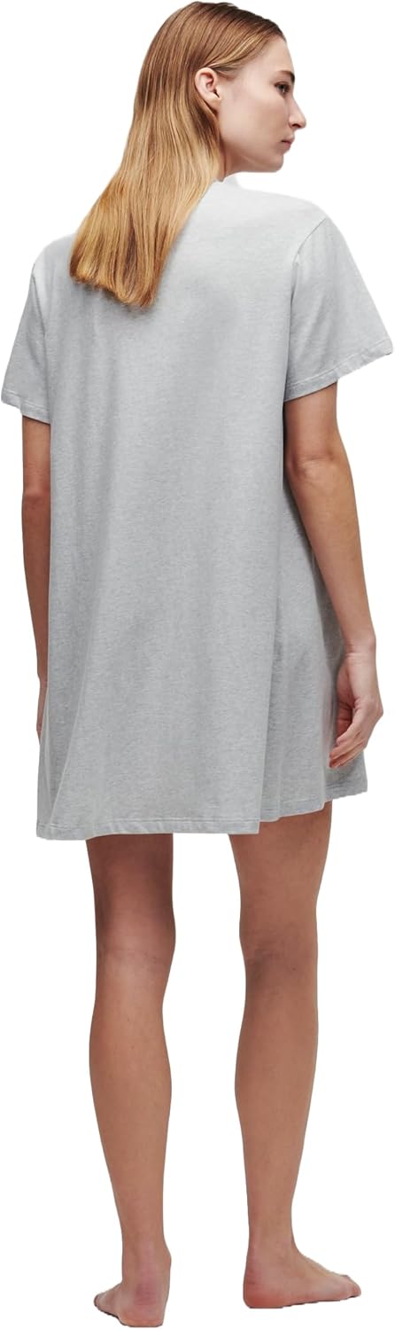 Karl ikonik 2.0 t-shirt pyjama kleid dress XS Grau/Schwarz, XS Grau/Schwarz