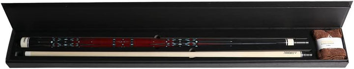 CUESOUL Galaxy 58 Zoll 19 Unzen Billardqueue, 13 mm Spitzen Weinrot CSPC-GX-1, Weinrot CSPC-GX-1
