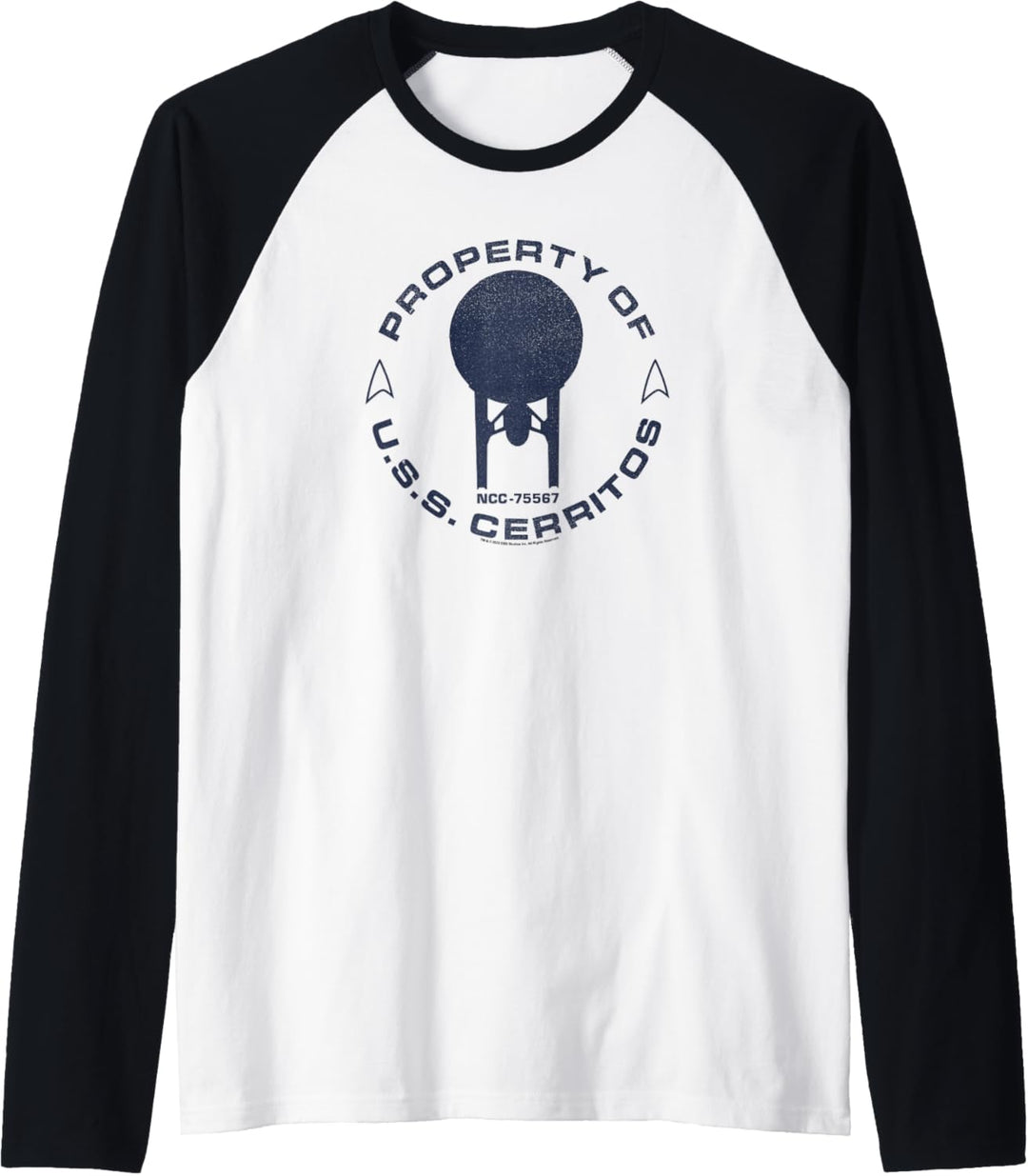 Star Trek: Lower Decks USS Cerritos Circle Silhouette Logo Raglan