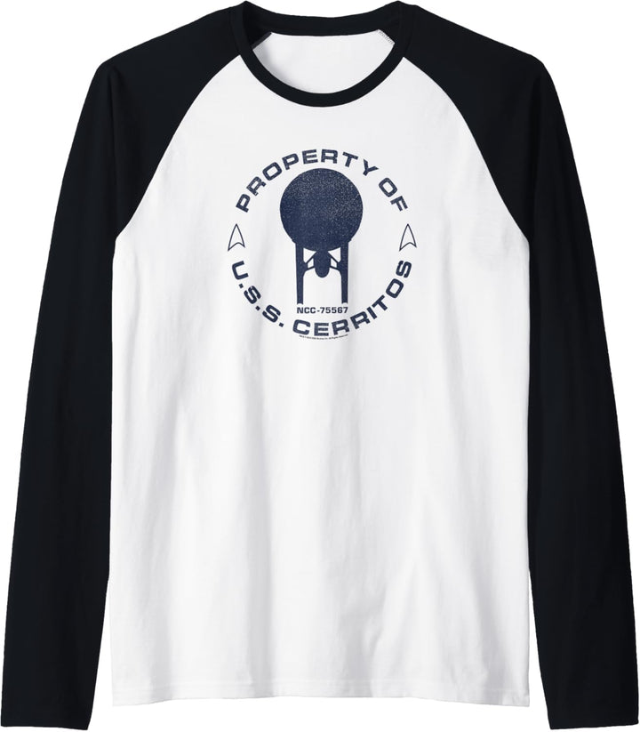 Star Trek: Lower Decks USS Cerritos Circle Silhouette Logo Raglan