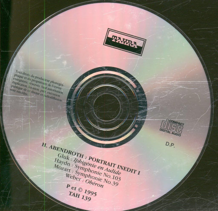 Hermann Abendroth,Volume 1, Audio-CD