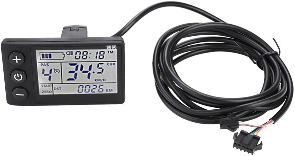 Elprico Bürstenloser Motorcontroller, Wasserdichter 24V-48V Motorcontroller, LCD Anzeigefeld Elektro