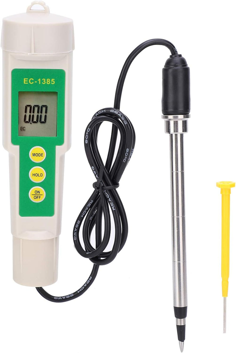 EC CF TDS 3-in-1-Bodentester EC-3185 Bodenmessgerät Bodenanalysegerät Pflanzenpflegetool für Den Gar