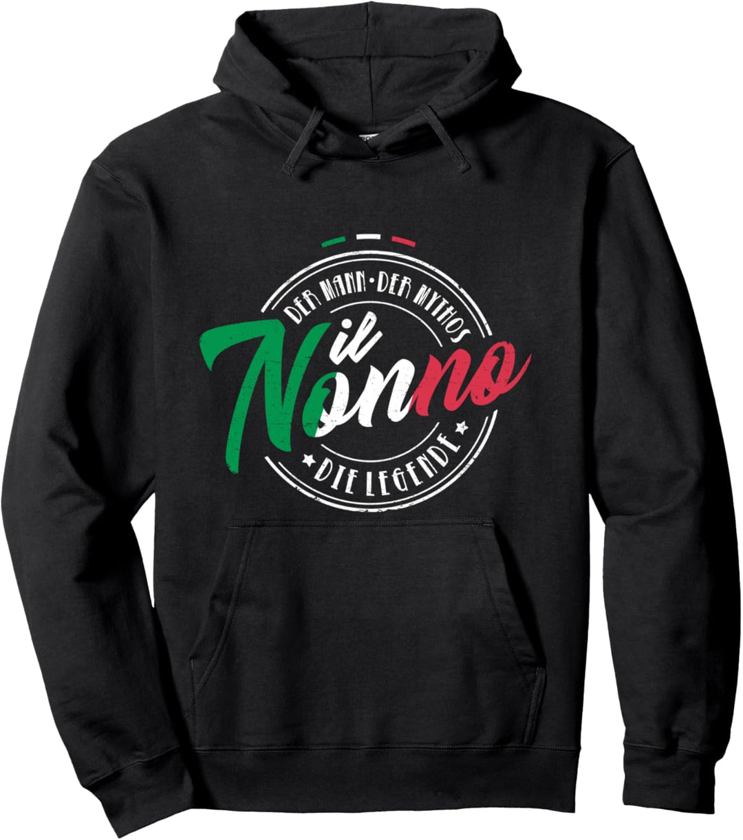 Il Nonno Opa Italienische Männer Rentner Legende Grossvater Pullover Hoodie