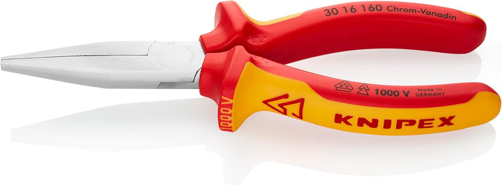 Knipex 3016160 Spitzzange mit Flach Tipps, 1000 Volt spezifische, 15,9 cm
