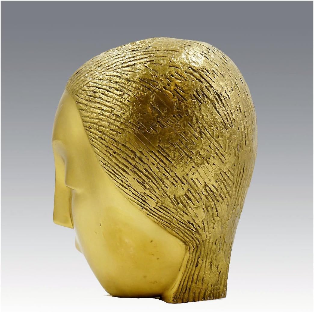 Kunst & Ambiente - Moderne Bronzefigur - Sleeping Muse - Schlummernde Muse - signiert - Constantin B