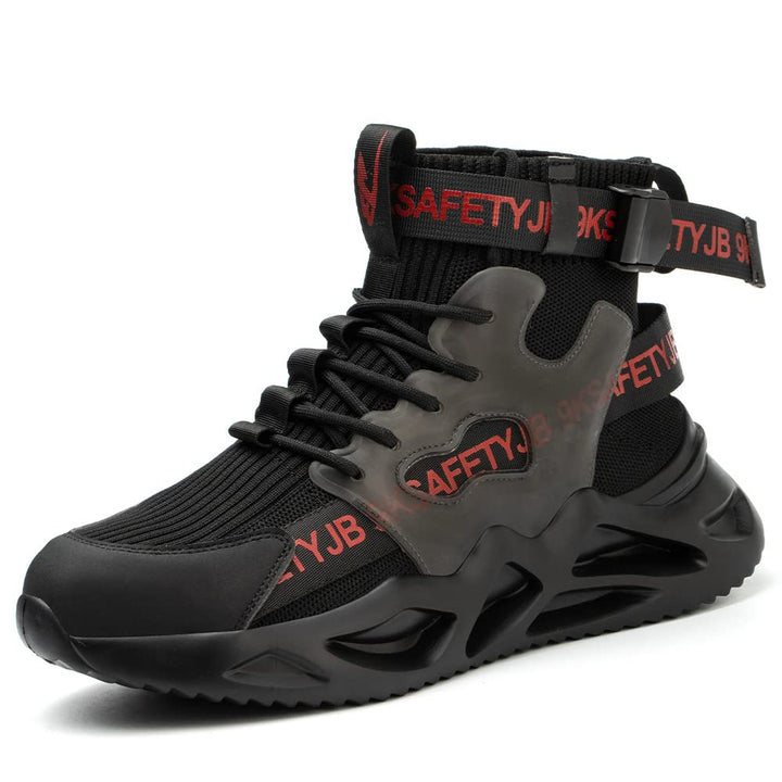 Nasogetch Arbeitsschuhe Herren Damen Sicherheitsschuhe Leicht Atmungsaktiv rutschfest Sportlich Stah