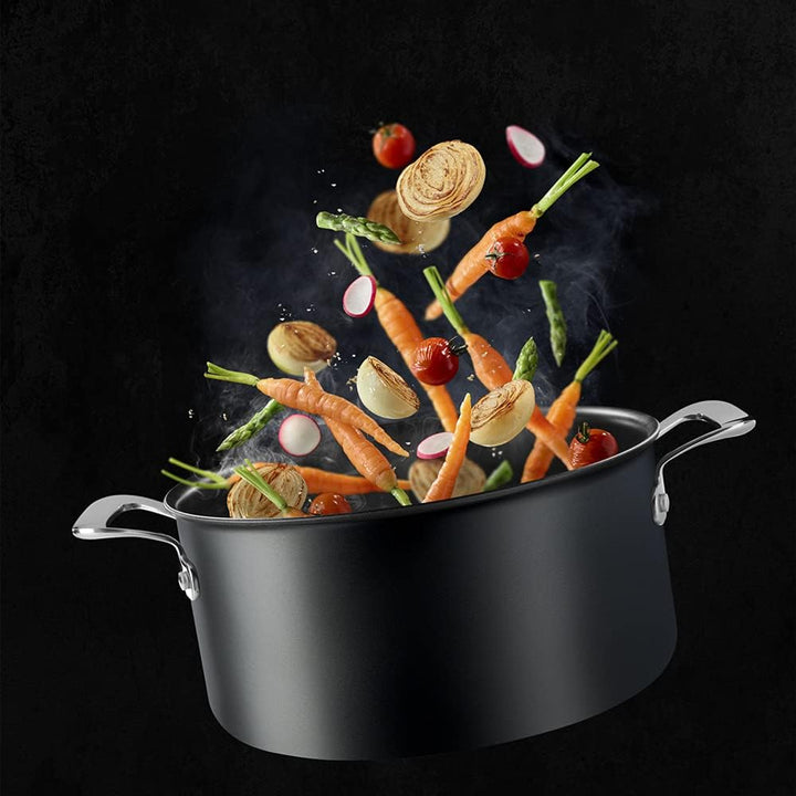 Tefal G2564602 Kochtöpfe aus Aluminium und Edelstahl, 18/977