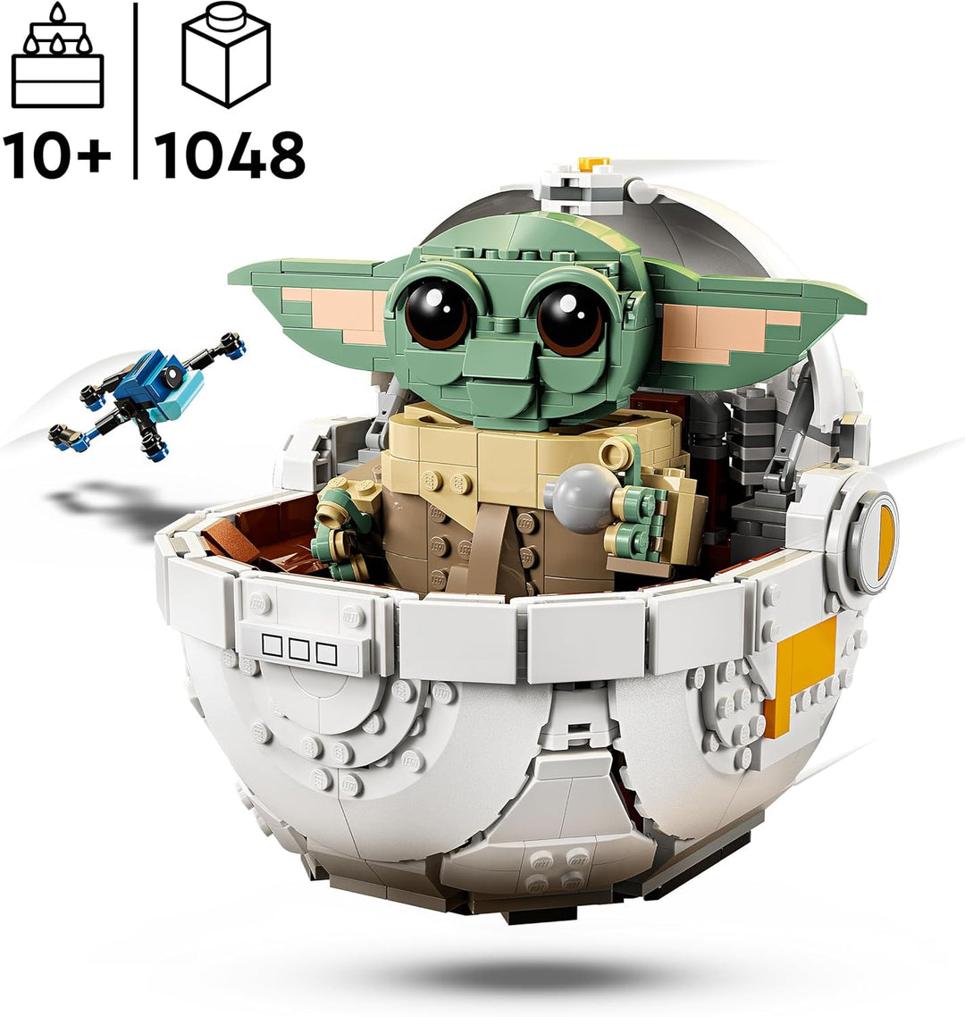 LEGO Star Wars 75403 Grogu in Seiner Repulsorwiege aus The Mandalorian - Minifigur zum Sammeln - Mod