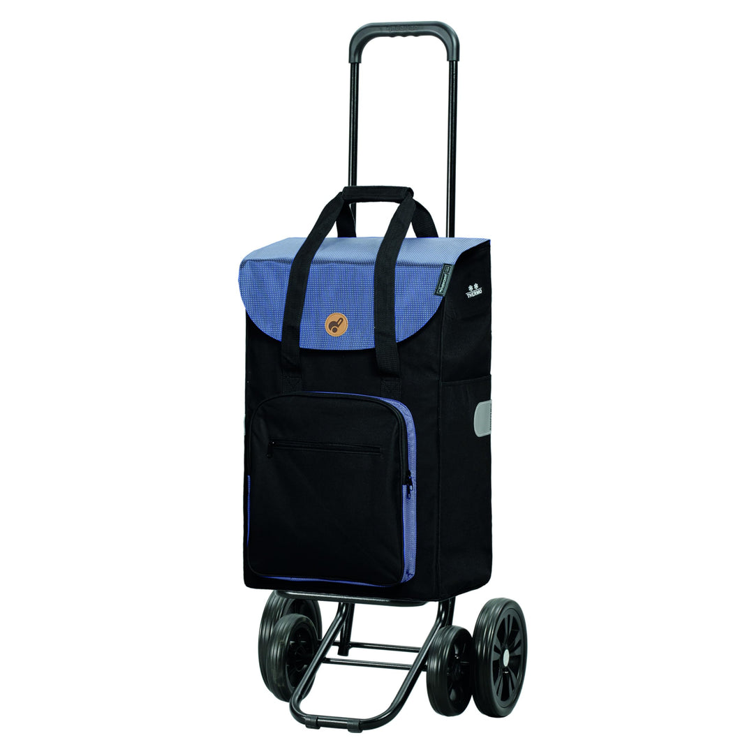 Andersen Einkaufstrolley - klappbar - 45 Liter - 4 Räder - höhenverstellbar - mit Kühlfach - belastb