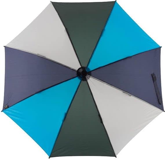 EuroSCHIRM Swing der Sonnen-, Wander-, Regen- & Trekkingschirm Marineblau/Grau/Dunkelgrün/Eisblau, M