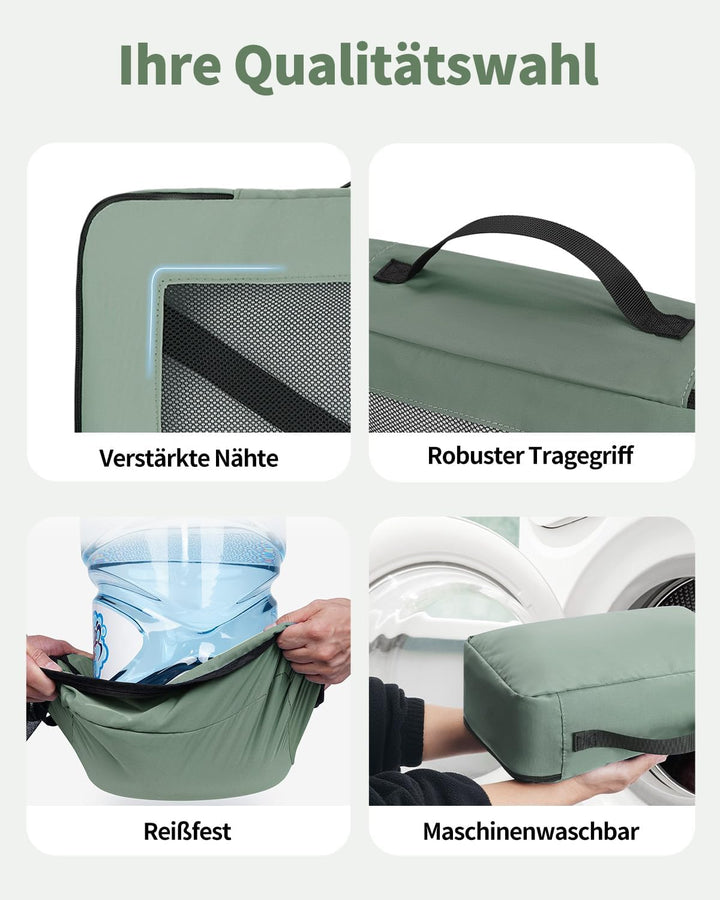 ECOHUB 7 Teilig Koffer Organizer Set, Packing Cubes mit Reissverschluss, Recyceltes PET Packwürfel S