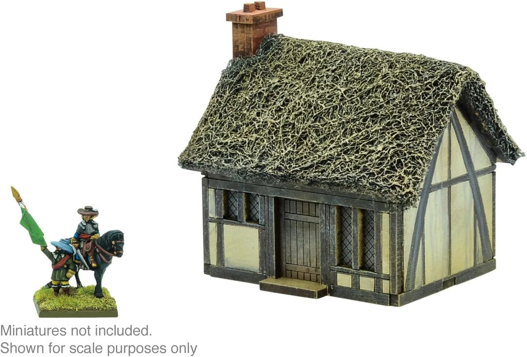 Warlord Games Pike & Shotte Epic Battles – Thatched Hamlet Scenery Pack