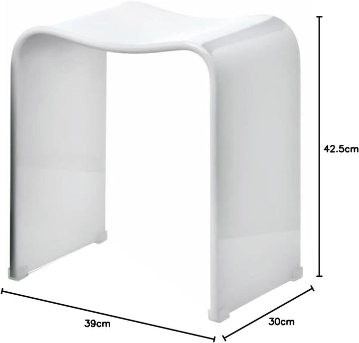 Decor Walther 0506850 DW 80 Badhocker Acryl, weiss