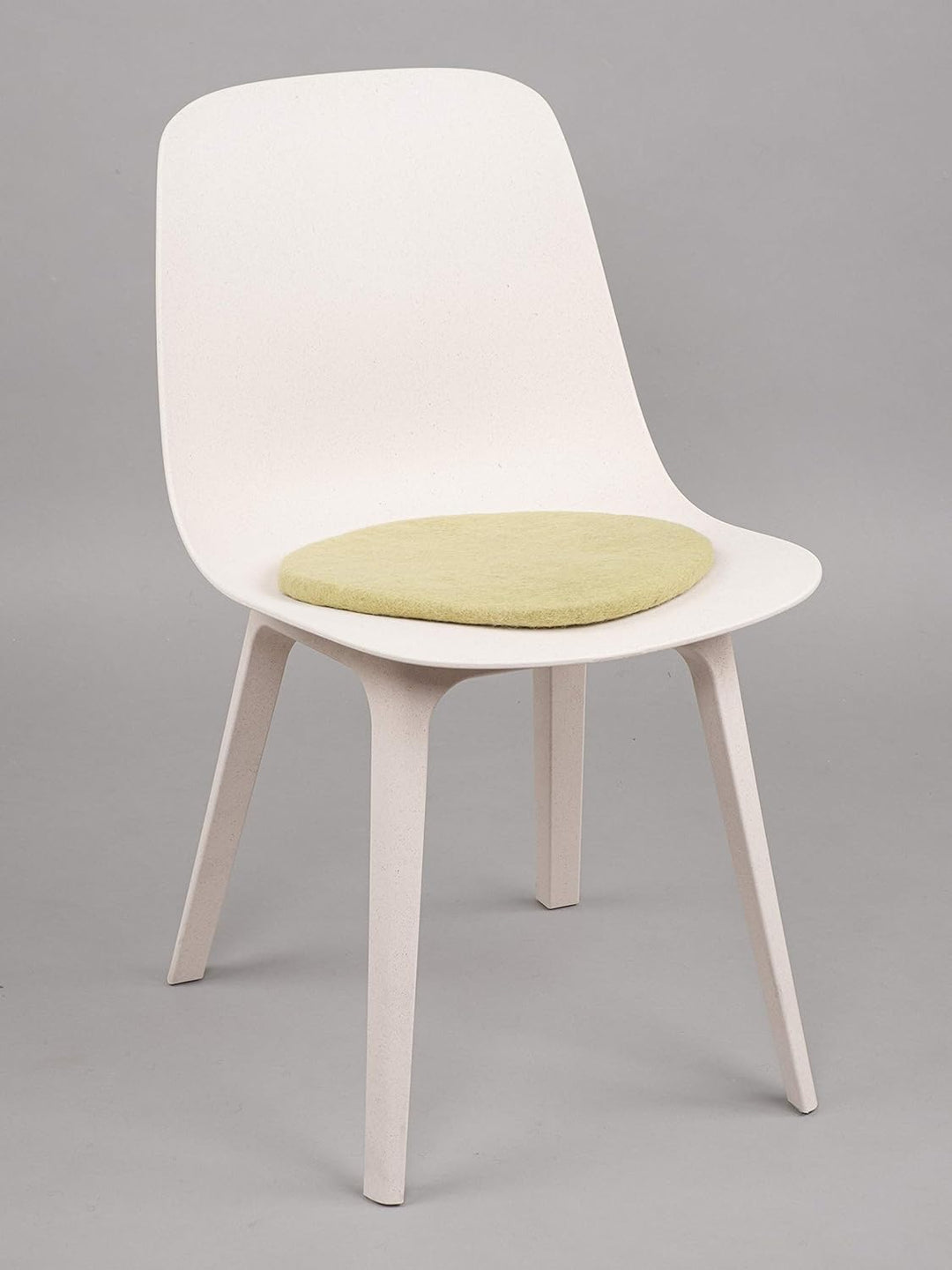 myfelt Flache Filz-Sitzauflage/Stuhlauflage - Pitt - rund, 36 cm, Hellgrün, Hellgrün