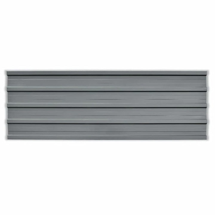 Yolola Trapezblech 12 x Dachbleche Trapezblech Trapezbleche Profilblech Wellblechdach 129 x 45 cm Tr