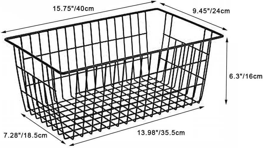 Sanno Bauernhaus Organizer Aufbewahrung Bins Grosse Organizer Bins Durable Metallkorb Pantry Organiz