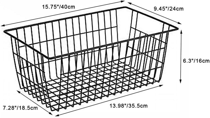 Sanno Bauernhaus Organizer Aufbewahrung Bins Grosse Organizer Bins Durable Metallkorb Pantry Organiz
