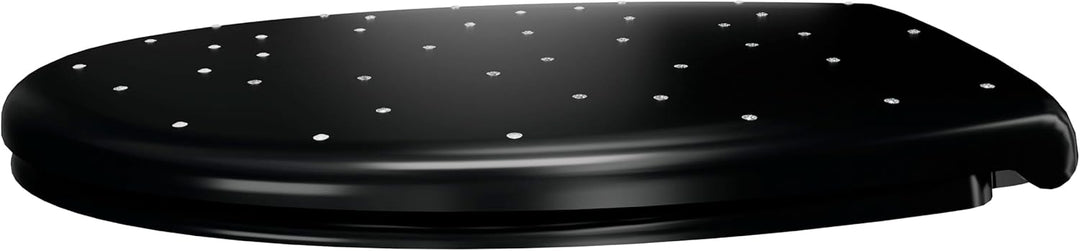 LUVETT® WC-Sitz S100 mit Glitzer-Steinen, oval, mit Absenkautomatik SoftClose®, abnehmbar, antibakte
