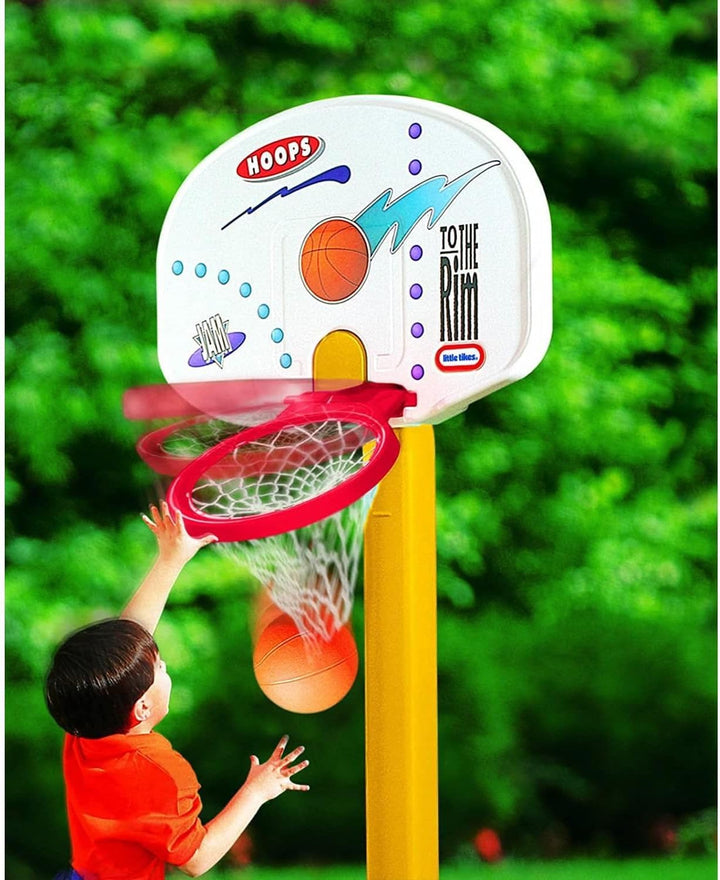Little Tikes Easy Store Basketball-Set - Outdoor-Sommerspass - Höhenverstellbar, Individuell - Aktiv