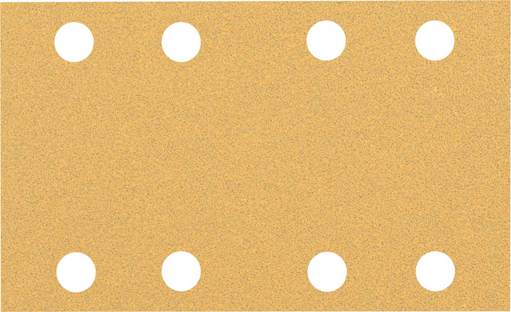 Bosch 50x EXPERT C470 Schleifpapier mit 8 Löchern (für Farbe auf Holz, Hartholz, Ø 80x133 mm, Körnun
