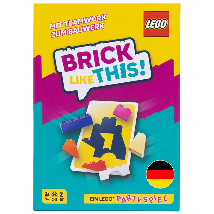 Asmodee Brick Like This! Das offizielle Lego-Partyspiel - Schnelles, lustiges Bauspiel für Familien,