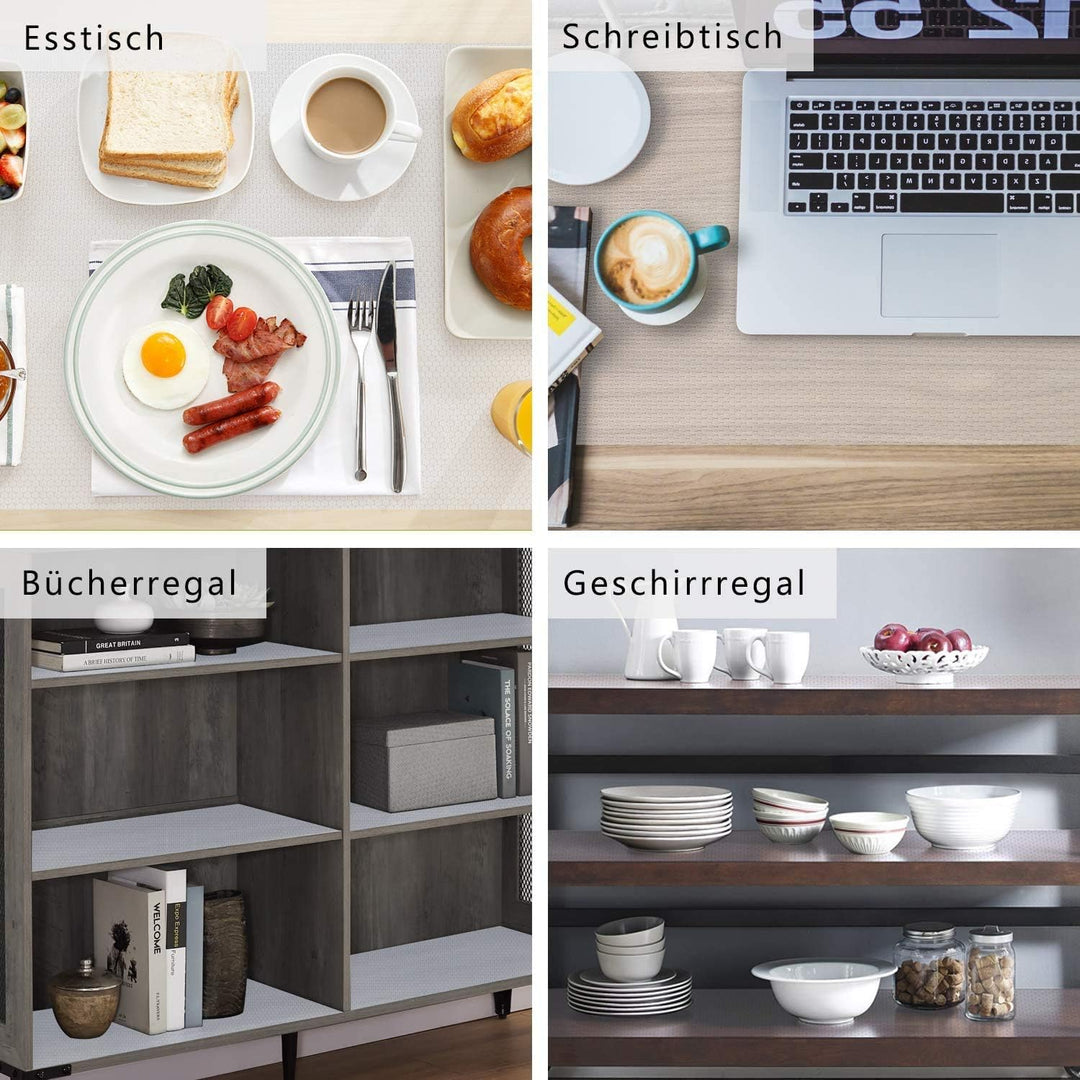 Shelf Liner Küchenschubladenmatten, nicht klebende EVA-Kühlschrankauskleidungen mit wasserdichtem, h