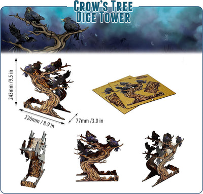 docsmagic.de Dice Tower Crow's Tree- Würfelturm, Crow's Tree